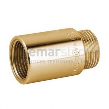 Prolunga in Ottone Giallo MF 1" x 50 mm