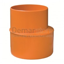 Aumento Arancio PVC Eccentrico Diam. F. 63 x M.100
