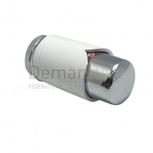 Testa Termostatica Arteclima 31012BC M.30x1,5 Bianca/Cromo