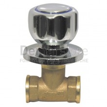 Rubinetto ad Incasso con Rosone Ottone FF 1/2"