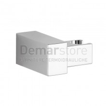 Supporto Doccia Girevole Quadro in ABS Cromato