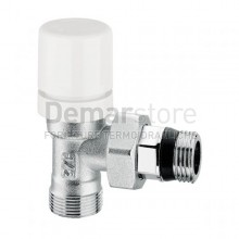 Valvola Arteclima Termostatizzabile a Squadra Attacco M 24x19 Diam. 1/2"