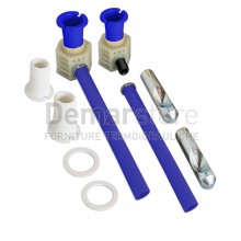 Kit Fissaggio Rapido per Sanitari Sospesi Attacco dal Basso