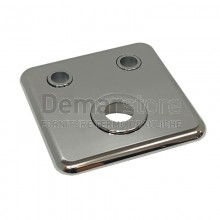 COBRABOX | Placca + Distanziale Foro Ø32 | Cromo Lucido