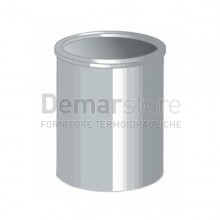 Manicotto Grigio PVC ad Incollaggio FF Diam. 32