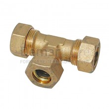 Tee a Stringere per Tubo Rame Intermedio D.10