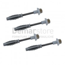 Tasselli Fissaggio WC-Bidet a Pavimento M.7 x 80 mm INOX