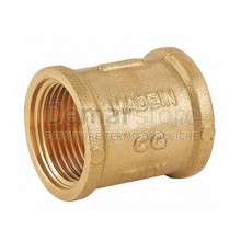 Manicotto in Ottone Giallo Femmina 1/8"