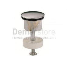 Tappo per Piletta a Saltello in Ottone Cromato LUX Diam. 1"1/4
