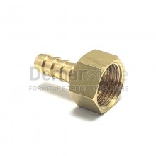 Raccordo Portagomma in Ottone Diam. 14 x 1/2" Metano | Femmina