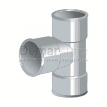 Braga Grigia PVC ad Incollaggio 87° FF Diam. 50