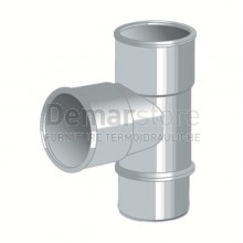 Braga Grigia PVC ad Incollaggio 87° MF Diam. 40