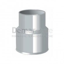 Manicotto Ridotto Grigio PVC ad Incollaggio FM Diam. 50 x 40