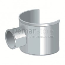 Sella Grigia PVC ad Incollaggio Diam. 100 x 50