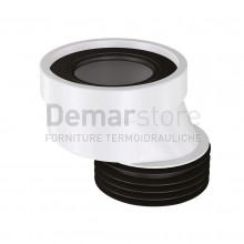 Manicotto WC Rigido Eccentrico Spostamento 4 cm Diam. 90-100-110