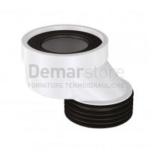 Manicotto WC Rigido Eccentrico Spostamento 6 cm Diam. 90-100-110