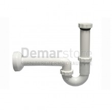 Sifone Lavello a 1 Via in PVC 1"1/2 Diam.40