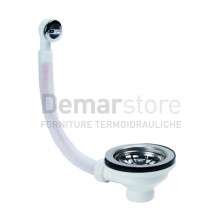 Piletta Lavello Basket con Troppo Pieno Tondo Diam. 1"1/2