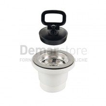 Piletta Lavello Inox Senza Troppo Pieno Diam. 1"1/2
