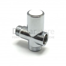 Rubinetto Lavatrice Passante a 3 Vie Attacchi MF.1/2" + M.3/4"