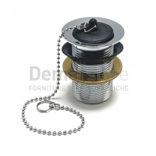 Piletta Lavabo-Bidet in Ottone Cromato STP Diam. 1"1/4