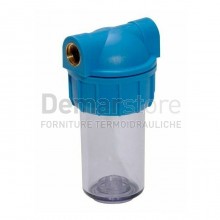 Filtro Contenitore ATLAS |  5" | Mignon Plus  | L3P | Attacchi in Linea | Diam. 1/2"