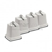  Set 4 Supporti a Pavimento per Condizionatore kg.100