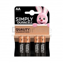 Batterie Pile Alcaline DURACELL Pz.4 | Stilo AA