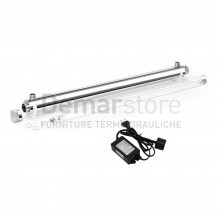 Debatterizzatore UltraRays UV-C Attacchi 3/4" M 38 Lt./min 55 W