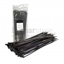 Fascette di Cablaggio in Nylon | Nere | 2.5x100 mm | (Pz.100)
