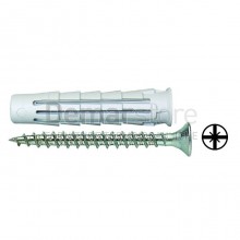 Tasselli in Nylon Elematic con Vite Ø10 x 60 mm (Pz. 25)