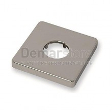 Rosetta Cromata Diam. 1/2" in Ottone Quadrata