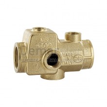 Separatore D'Aria in Ottone con 5 Attacchi Diam. 1"1/4