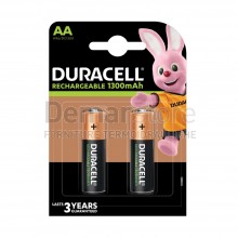Batterie Pile Ricaricabili DURACELL Pz.2 | Stilo AA