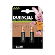 Batterie Pile Rcaricabili DURACELL Pz.2 | Mini Stilo AAA