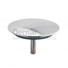 Tappo per Colonna Vasca a Saltello in Ottone Cromato Ø 70 mm