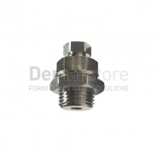 Raccordo a Compressione da 1/8" con Foro per Fissaggio Capsule da 3mm