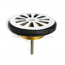 Piletta Doccia a Griglia TEA in Ottone Foro Ø 60 mm Diam. 1"1/2