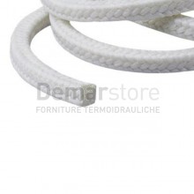 Treccia in Fibra di Vetro "Bianca" Quadra THERMALTEX 22x22 mm "al Metro"