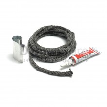 Kit Treccia "Nera" Tonda TRICOTEX Interno Cavo Lunghezza cm.250 Diam. 12 mm