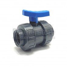 Valvola a Sfera in PVC | PN16 | con Bocchettoni | FF | Diam.1"