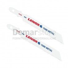 Set 2 Lame per Seghetto Alternativo Bi-Metal | 24 TPI| Lunghezza mm. 75 | Inox e Metalli