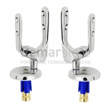 Cerniere Universali Regolabili per Sedili WC ad Espansione (Coppia)