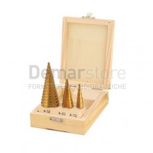 WOKIN | 756603 | Frese Coniche in Acciaio HSS Ø 4/32 mm