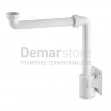 Sifone Lavabo Salvaspazio TEA Attacco 1"1/4 | Bianco