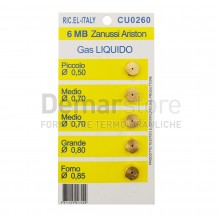 Set Ugelli Cucina Pz.5 | 6MB | Gas GPL