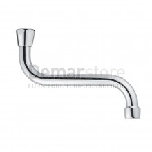 Canna per Rubinetto Lavello | a "S" Universale | Attacco 3/4" | Cm.20