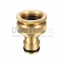 Raccordo Rapido Presa Rubinetto Multifiletto in Ottone Femmina 3/4" - 1"