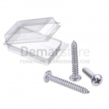 Blister Viti Autofilettanti Zincate T+ per Metallo | Pz.15 | Diam. 3,5x25mm