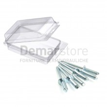 Blister Rivetti a Strappo Testa Piana | Pz.40 | Diam. 3x8mm
